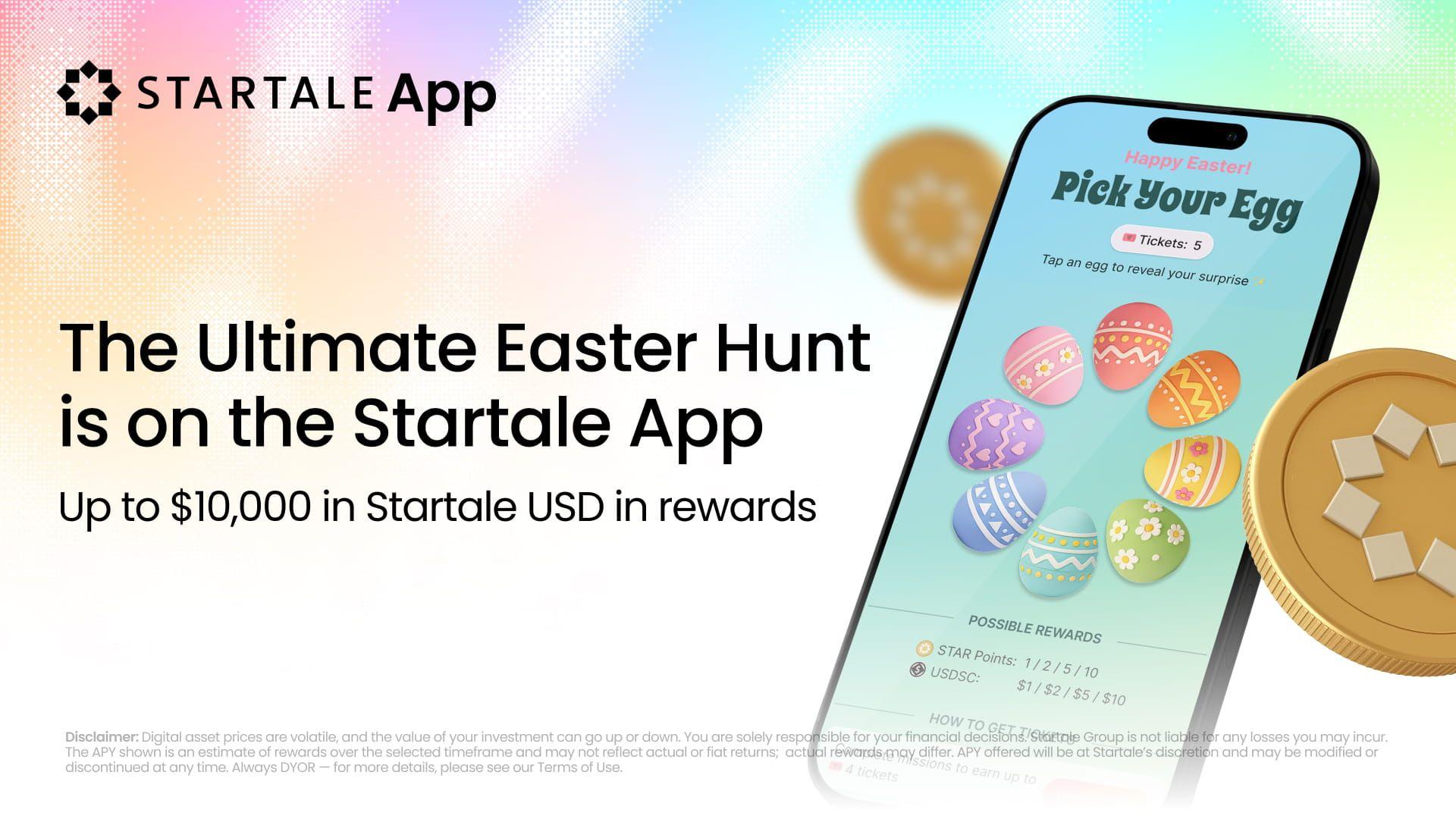Hop Into Easter: Hatch Lucky Eggs on the Startale App
